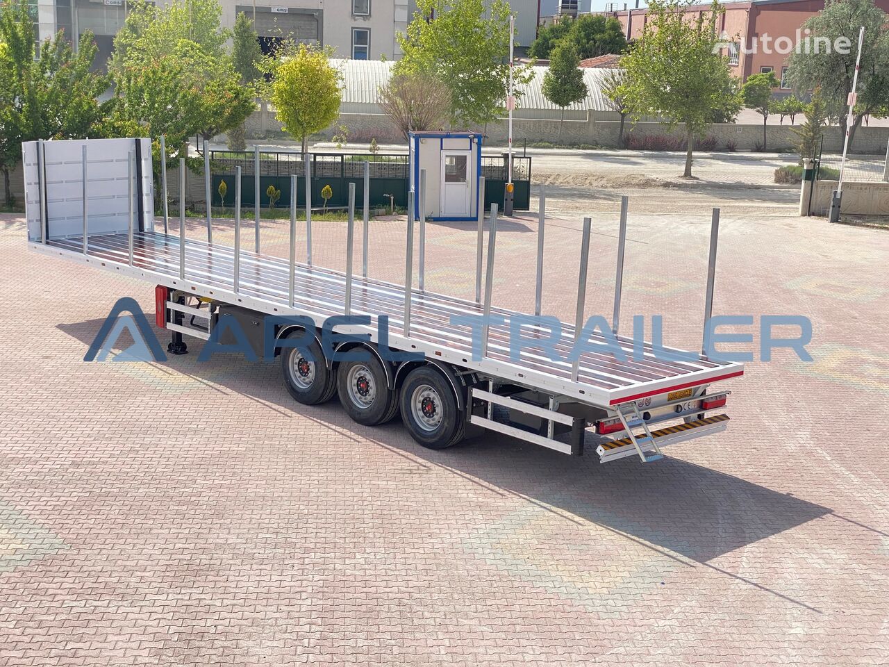 جديدة العربات نصف المقطورة عربة مقطورة مسطحة Arel Trailer PLATFORM SEMI TRAILER