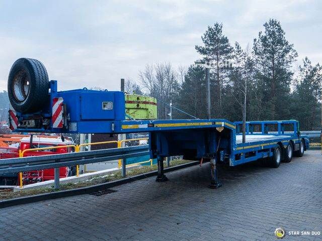 Broshuis E-2190/27 3 AXLE L: 16m ! 50 TONS ! platform semi-trailer