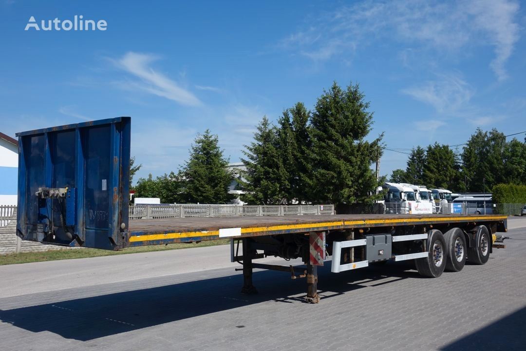 ES-GE PLATFORMA - ROZSUWANA / 20m / OSIE GIGANT platform semi-trailer