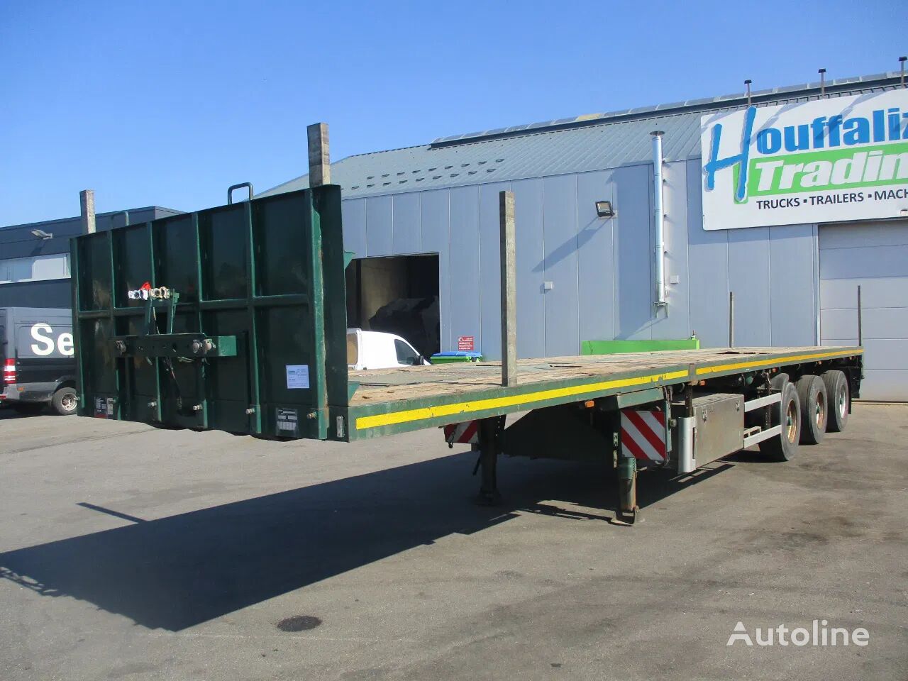 Faymonville extendable - 21m long // steering axles platform semi-trailer