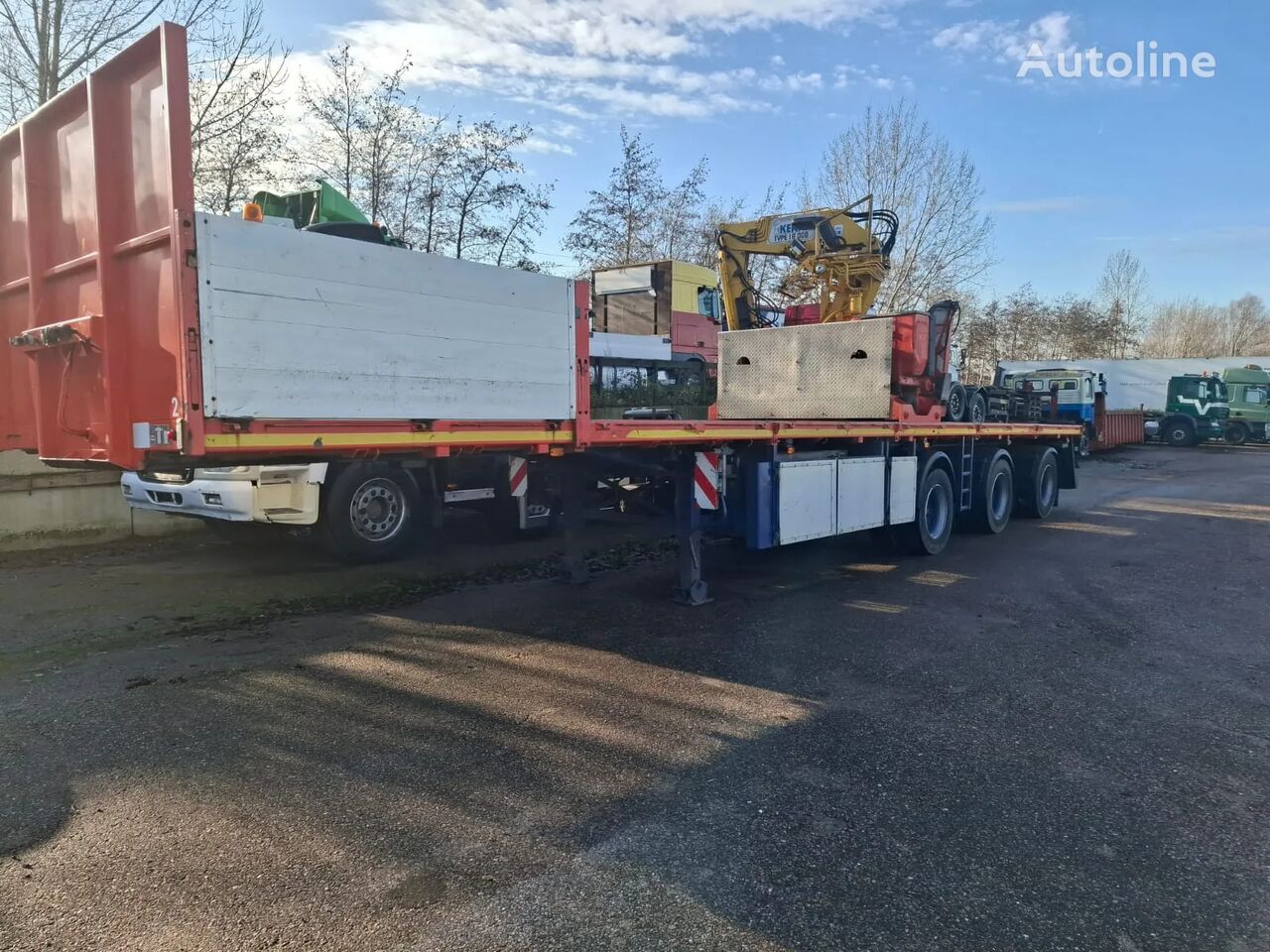 Floor FLO-17-30H2  platform semi-trailer