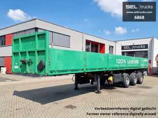 Gloria 35SA Teleskop / Lenkachse plattform semitrailer