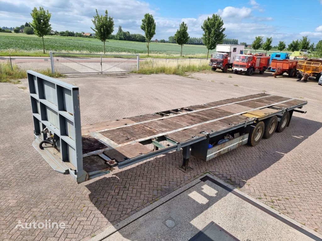 Groenewegen DRUM BRAKES - Twistlocks platform semi-trailer