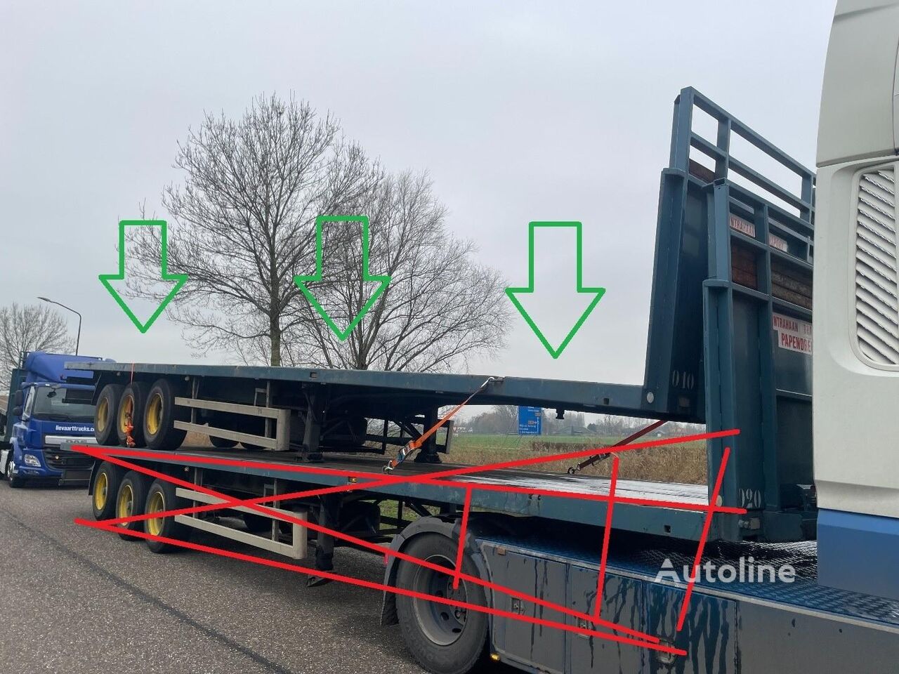 Haan OPL45 laituri puoliperävaunu - Autoline