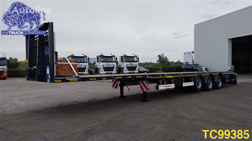 new Kässbohrer SPAM Flatbed platform semi-trailer