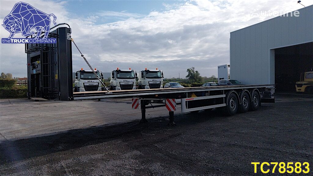 semi-trailer platform Kässbohrer SPS Flatbed baru