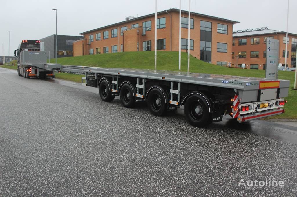 Kel-Berg S600H Trailer med dob. udtræk platform semi-trailer