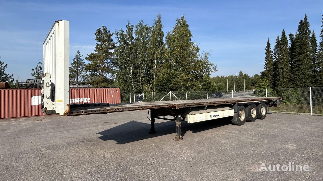 Krone SD Avoperävaunu platform semi-trailer