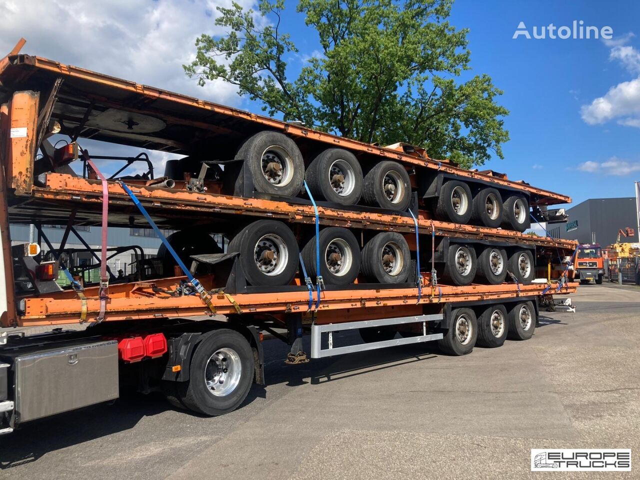 平台式半挂车 Krone SD BE Trailer - BPW Axle - Stack 5 pieces