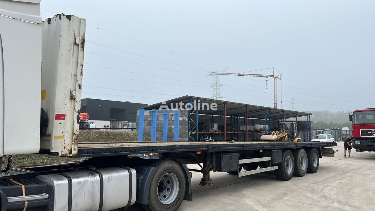 Krone SD (DRUM BRAKES / FREINES TAMBOUR / BPW AXLES) platform semi-trailer