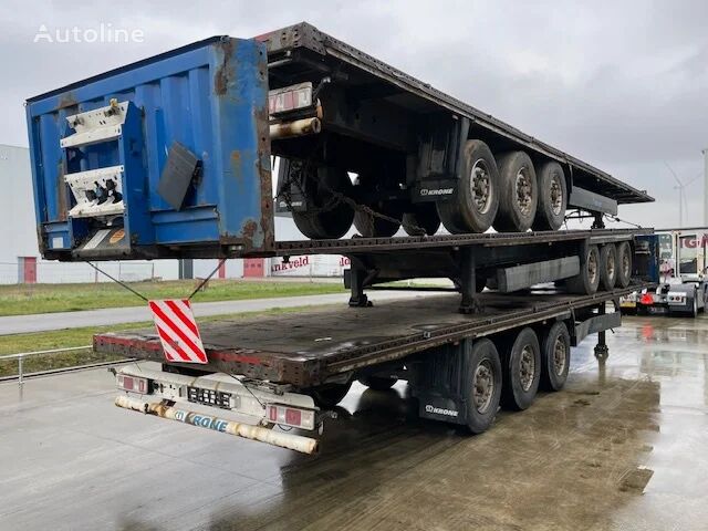 semiremorcă platforma Krone Stapel van 3 trailers / Disk Brake