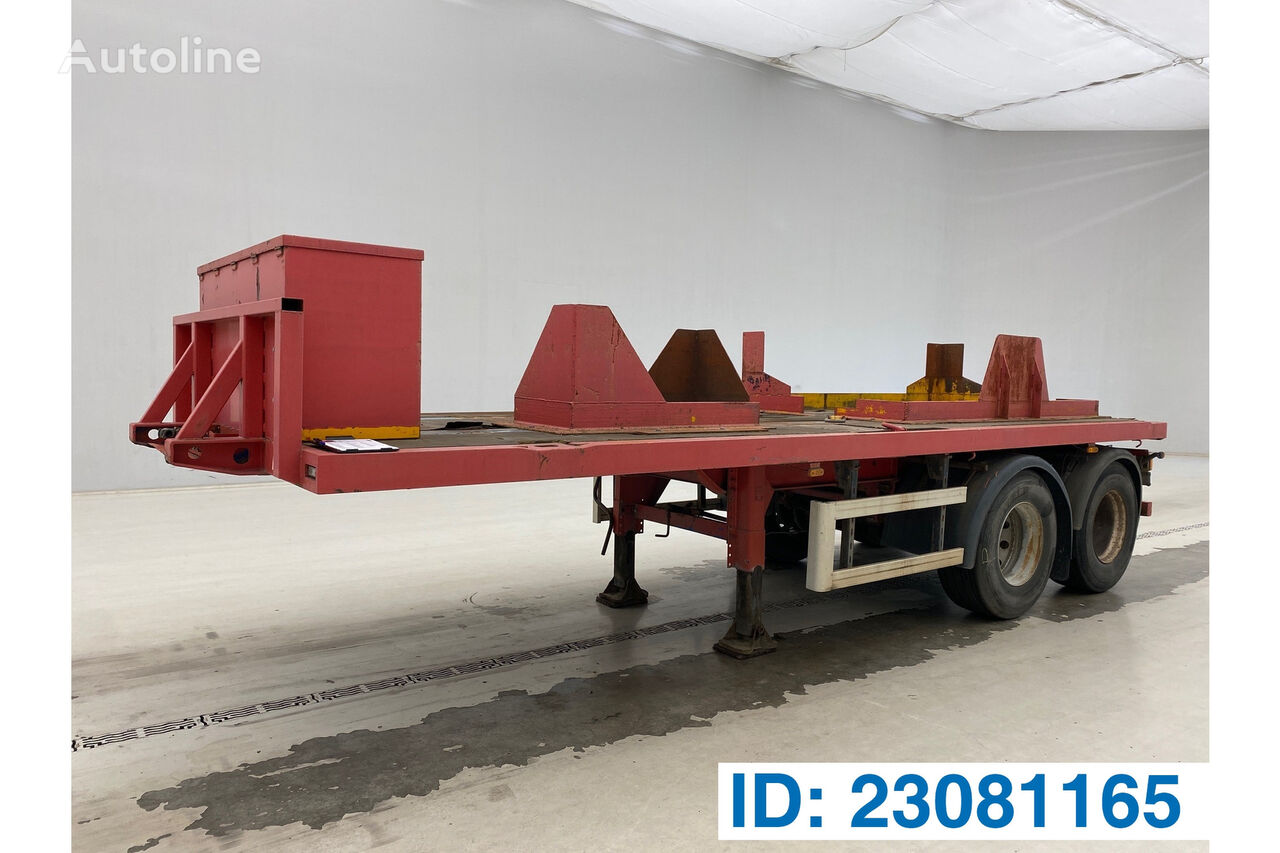 LeciTrailer Plateau 20 ft platform semi-trailer