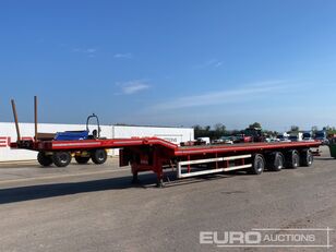 Nooteboom 2004 Nooteboom 4 Axle Extending Flat Bed Trailer, Air Suspension Plattform Auflieger