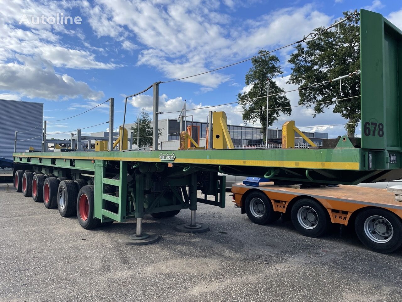 semi-remorque plateforme Nooteboom OVB-102-06 Ballast Trailer