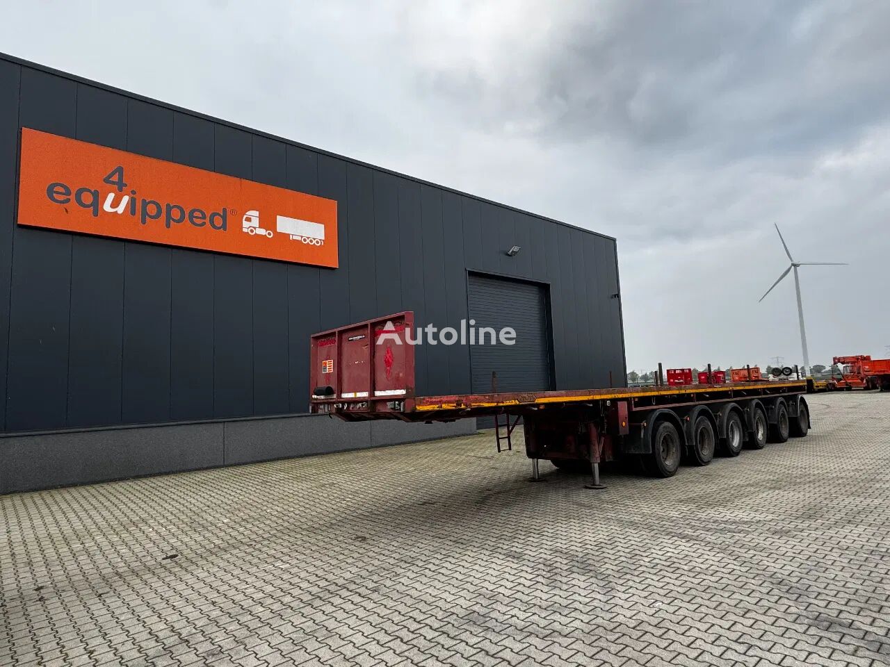 polprikolica platforma Nooteboom TOP: 102 tons Ballast trailer, hydraulisch, 6 Achsen, 4 Lenkachs