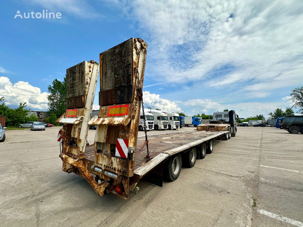 Nooteboom Wirtgen STN4 platform semi-trailer