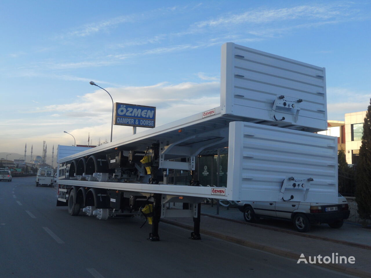 nowa naczepa platforma Özmen Damper FLATBED/PLATFORM SEMI TRAILER