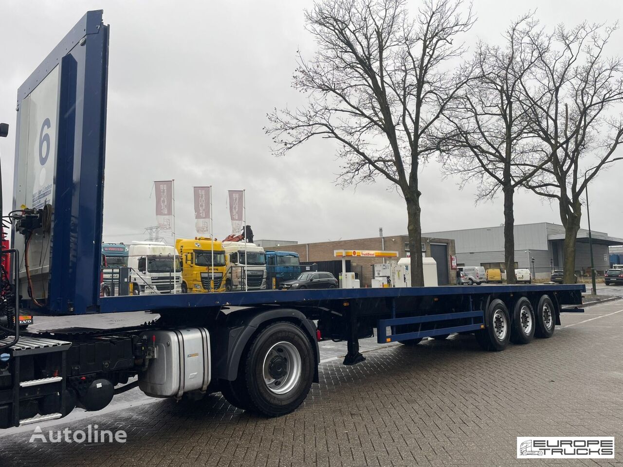 Pacton T3-001 NL Trailer - SAF Axles platform oplegger