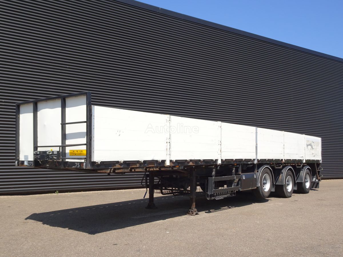 Pacton T3-003 / 2 x STEERING AXLE / 1 X LIFT AXLE platform semi-trailer