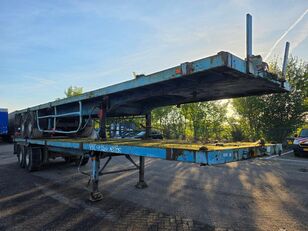 Robuste Kaiser SB1502A - SAF Axles - Drum Brakes 2-axle flatbed trailer  platform semi-trailer