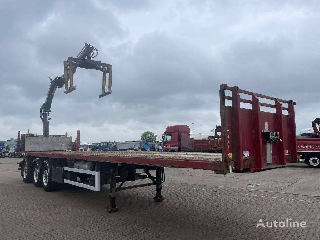 SDC 42FT BRICK GRAB TRAILER – 2014 – C370405 platform semi-trailer