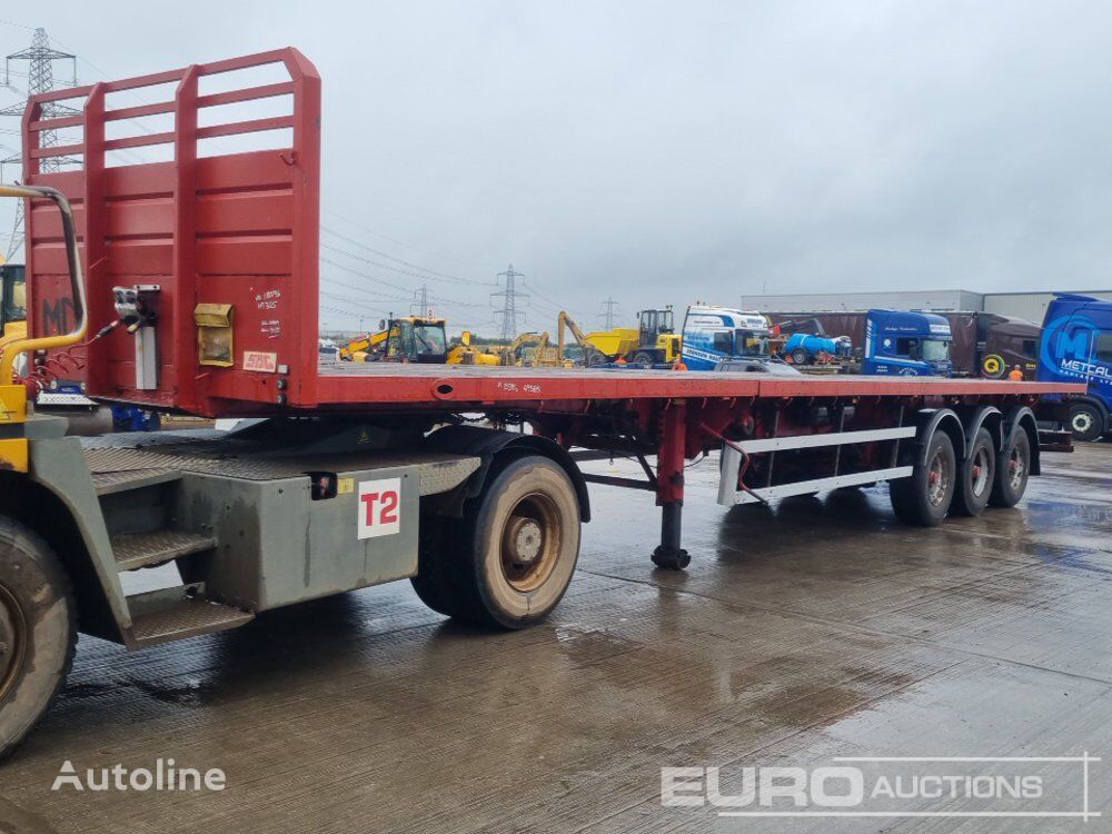 semirimorchio piattaforma SDC Tri Axle Flat Bed Trailer, Extendable Body