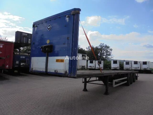 Samro BPW DISC 3 AS STUURBAAR platform semi-trailer