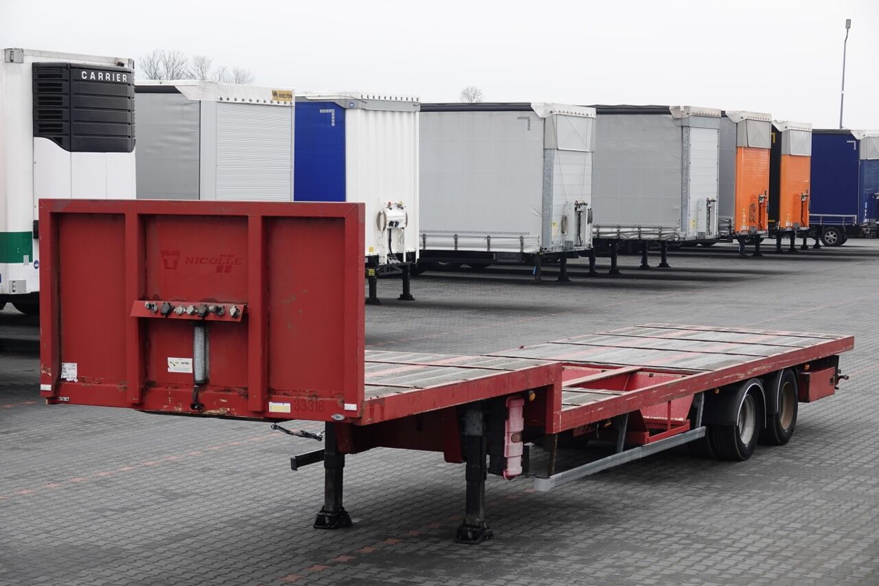 Samro NACZEPA JUMBO / LAWETA  / PLATFORMA / MOCNA platform semi-trailer