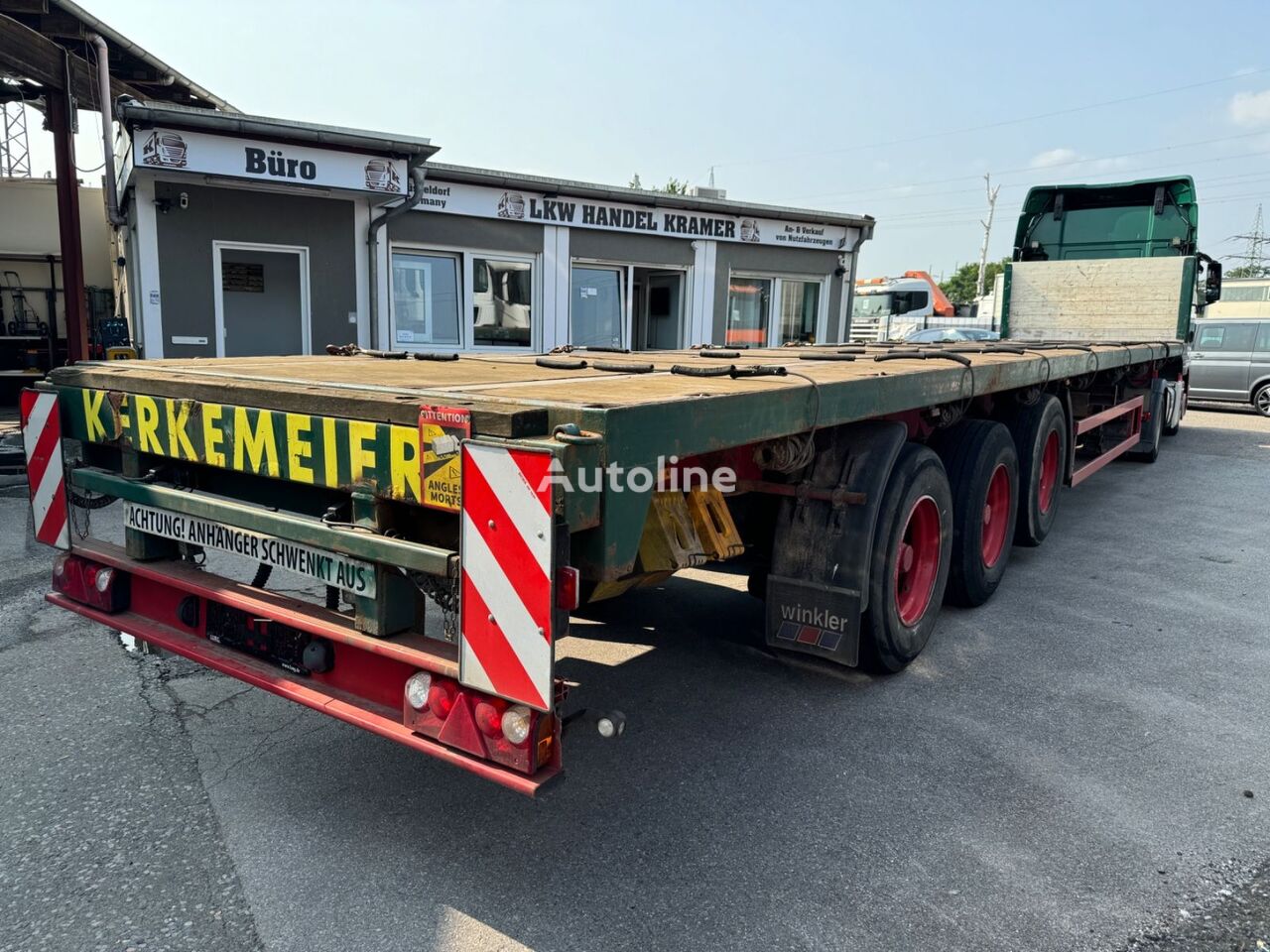 Schmidt SP 38E platform semi-trailer