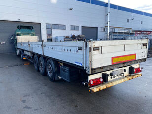 semi-remorque plateforme Schmitz Cargobull SCS 24/L 13.62, Baustoff, Liftachse, Tromelbremsen