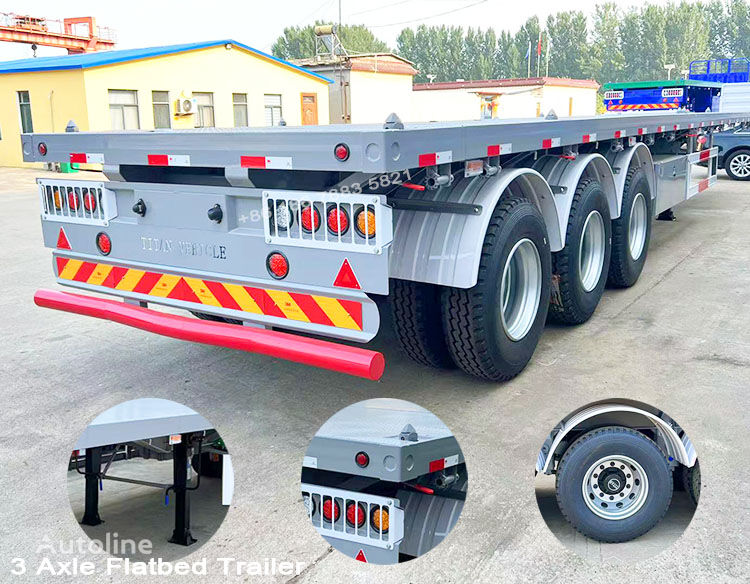 ny Titan plattform semitrailer