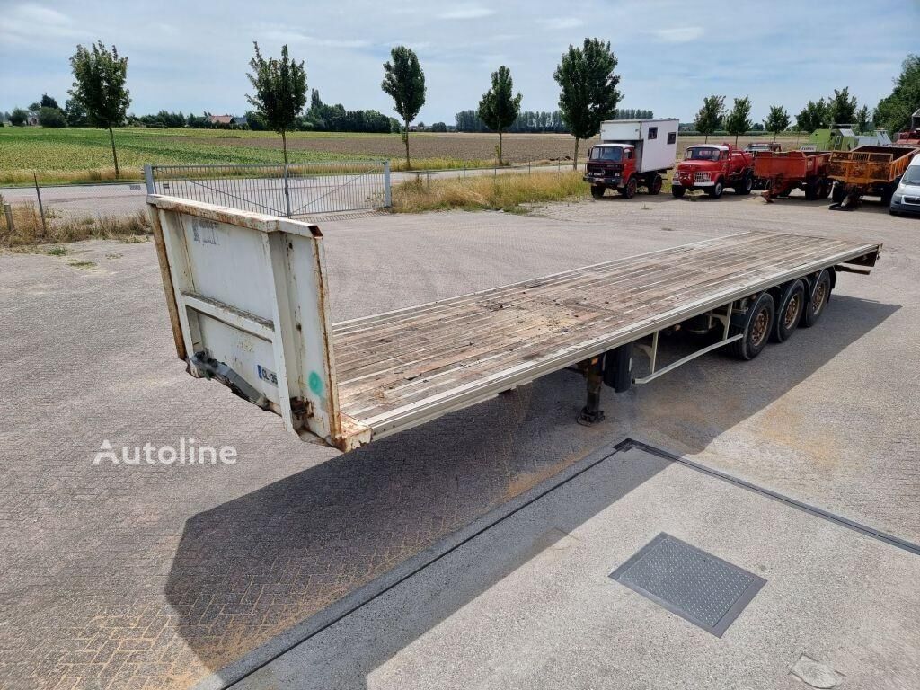 Semi-remorque plateforme Titan Mercedes Titan 3-axle flatbed trailer - Mercedes axles - Disc br - Autoline