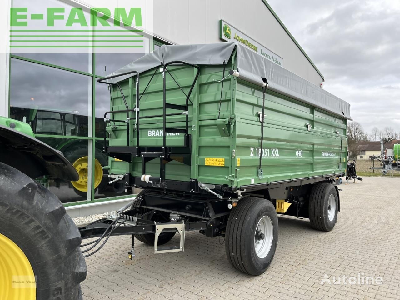 Brantner 18051 2 xxl platform trailer