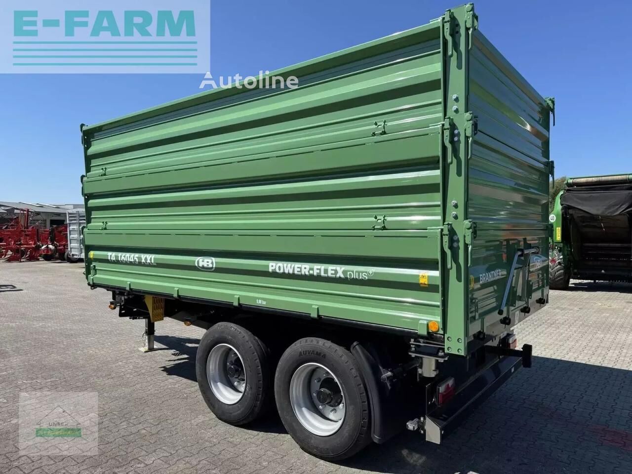 Brantner ta 16045/2 xxl platform trailer for sale from Austria At