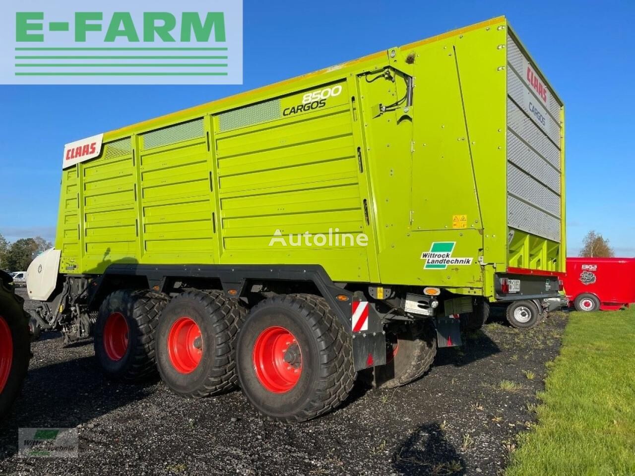 прицеп платформа Claas cargos 8500 tridem