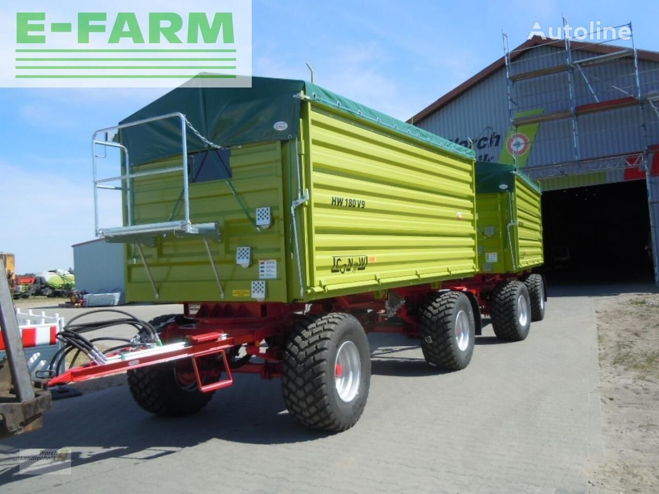 Conow hw 180.1 zsk v9 platform trailer