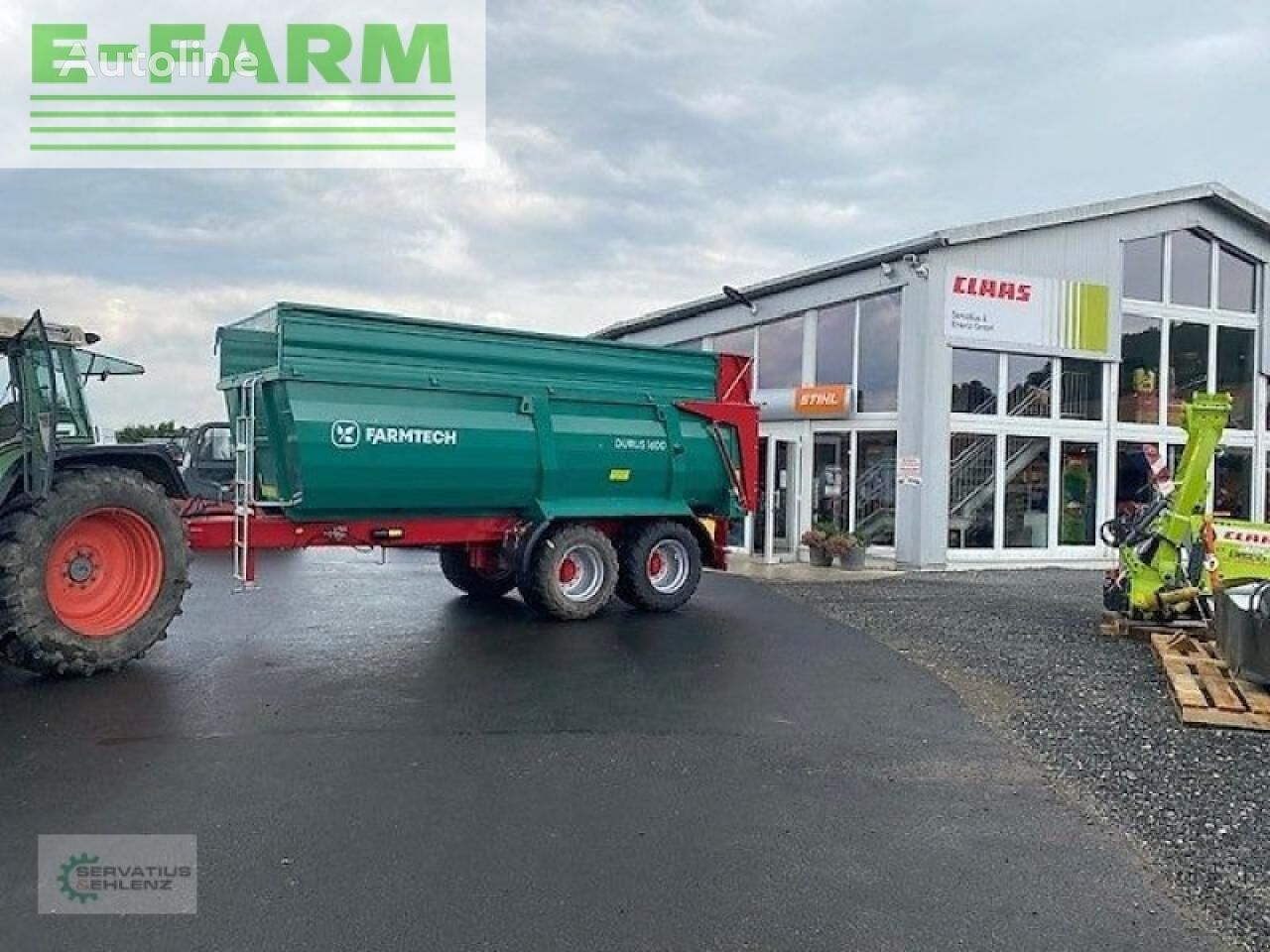 Farmtech durus 1600 muldenkipper neu - aktionspreis - platform trailer