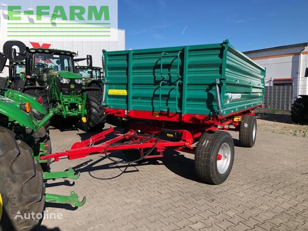 Farmtech zdk 800 platform aanhanger