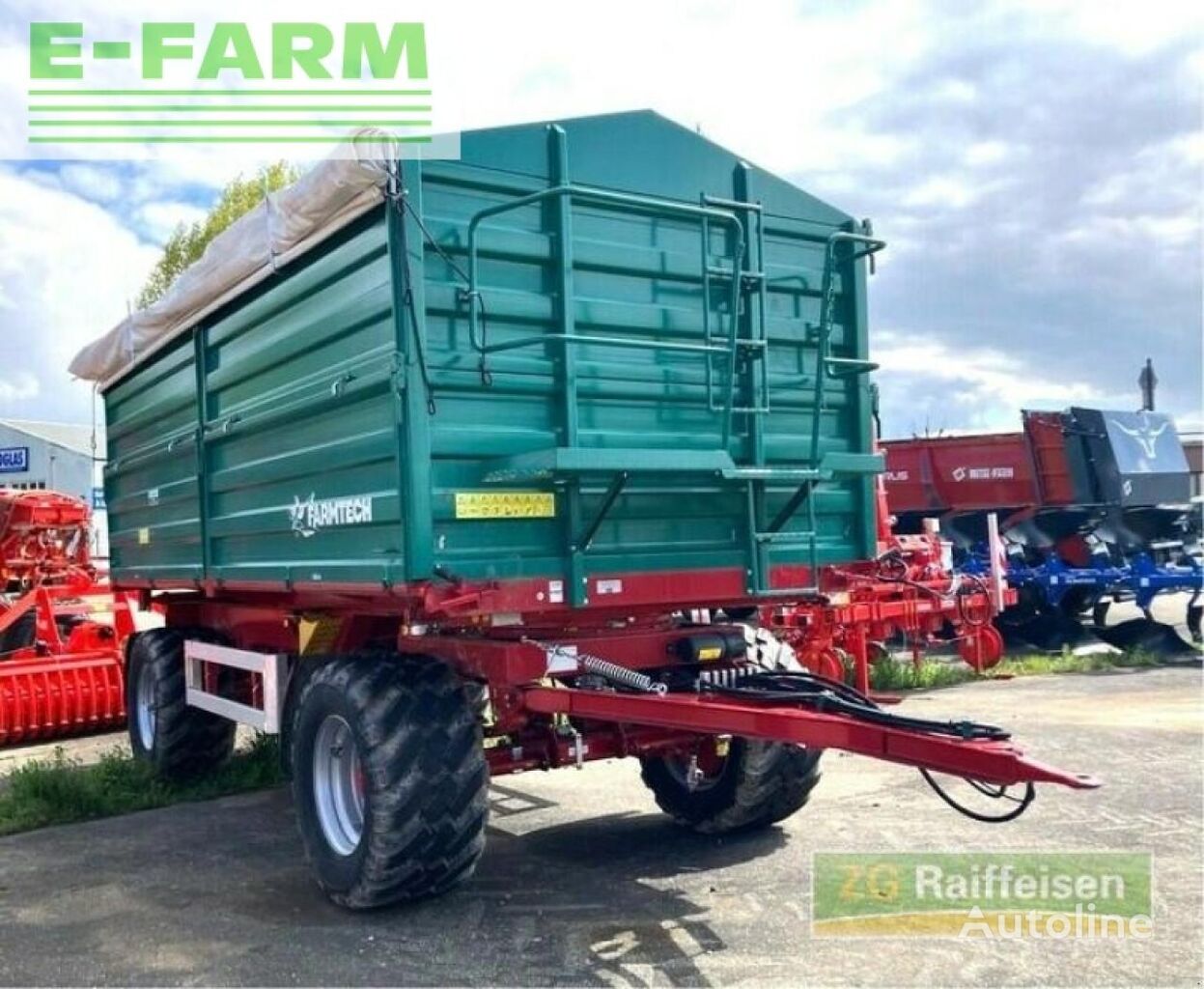 Farmtech zkd 1800/40 platform römork