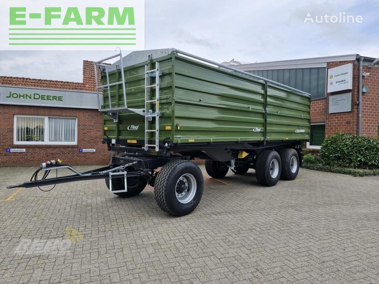 Fliegl ddk 240 fox platform trailer