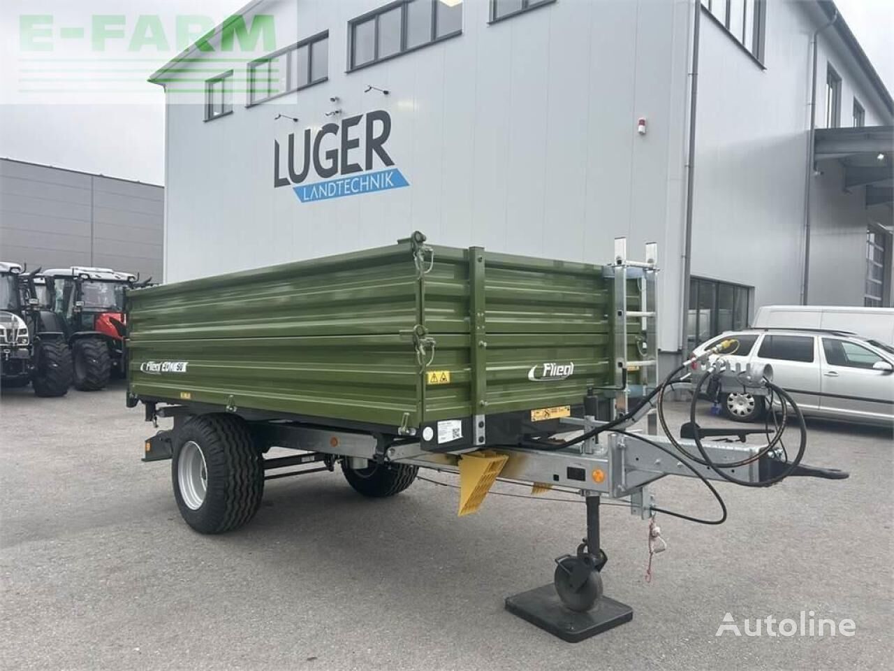 Fliegl edk 50 fox platform trailer