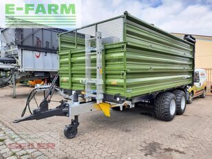 Fliegl tdk 90 fox jumbo + hydr. rückwand 15m³ platform trailer