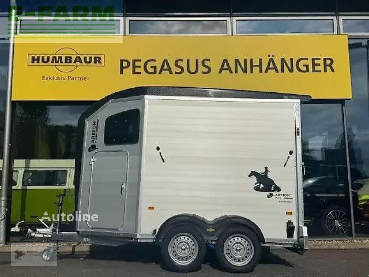 Humbaur areion pure western 2,4 t. pferdeanhänger platform trailer - Autoline