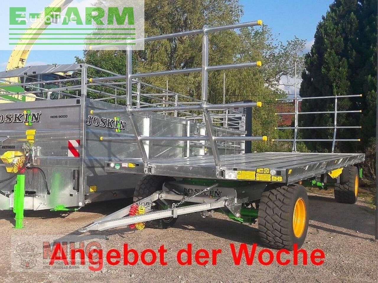 Joskin ballentransportwagen wago platform trailer