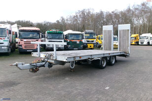 remorque plate-forme King 2-axle platform drawbar trailer 14t + ramps