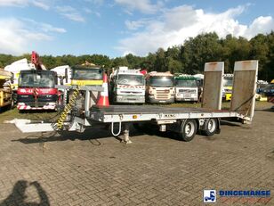 приколка платформа King 2-axle platform drawbar trailer 14t + ramps