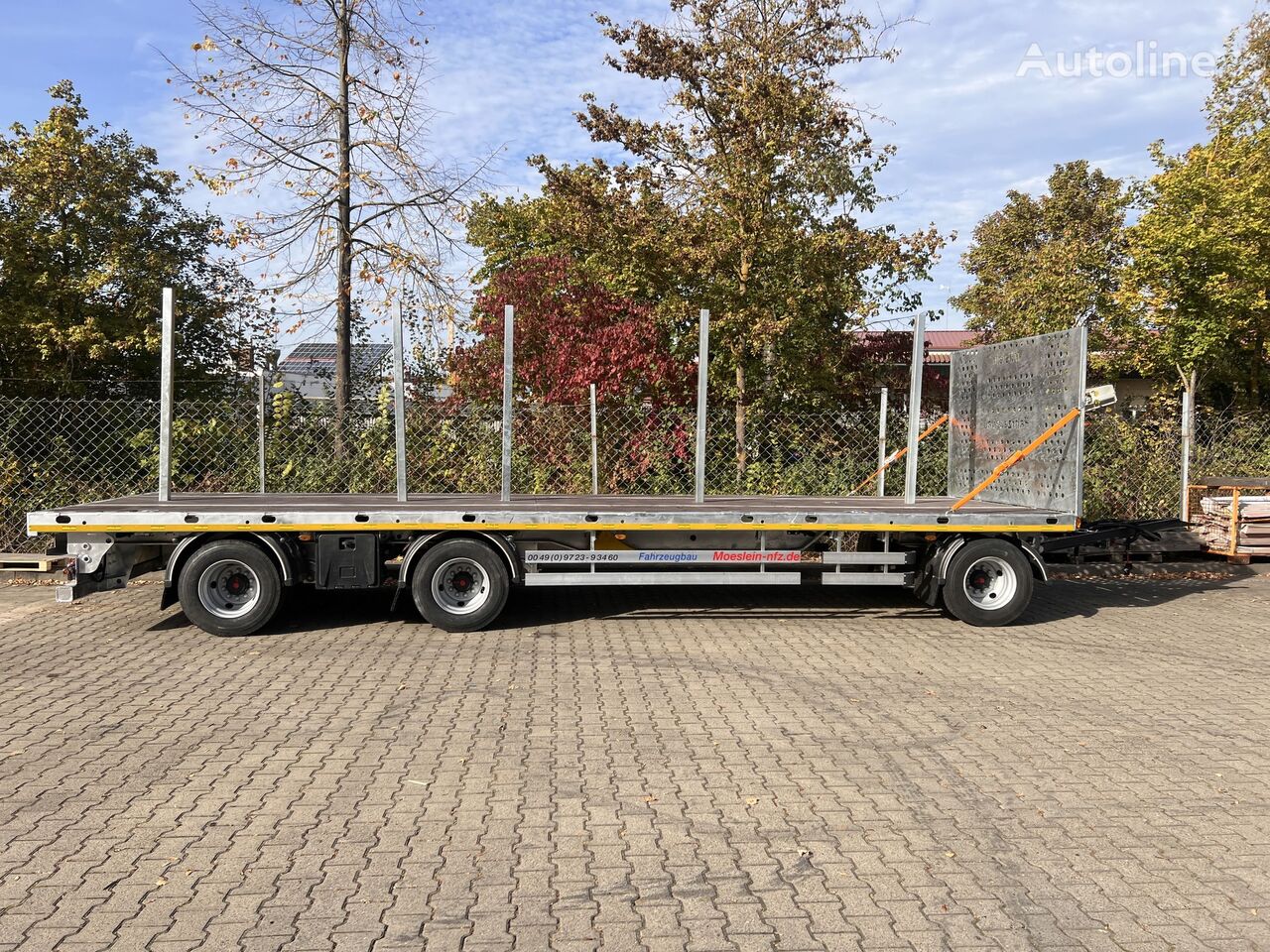 new Möslein T 3 Plato 9 m 3 Achs Jumbo- Plato- Anhänger 9 m, Mega platform trailer