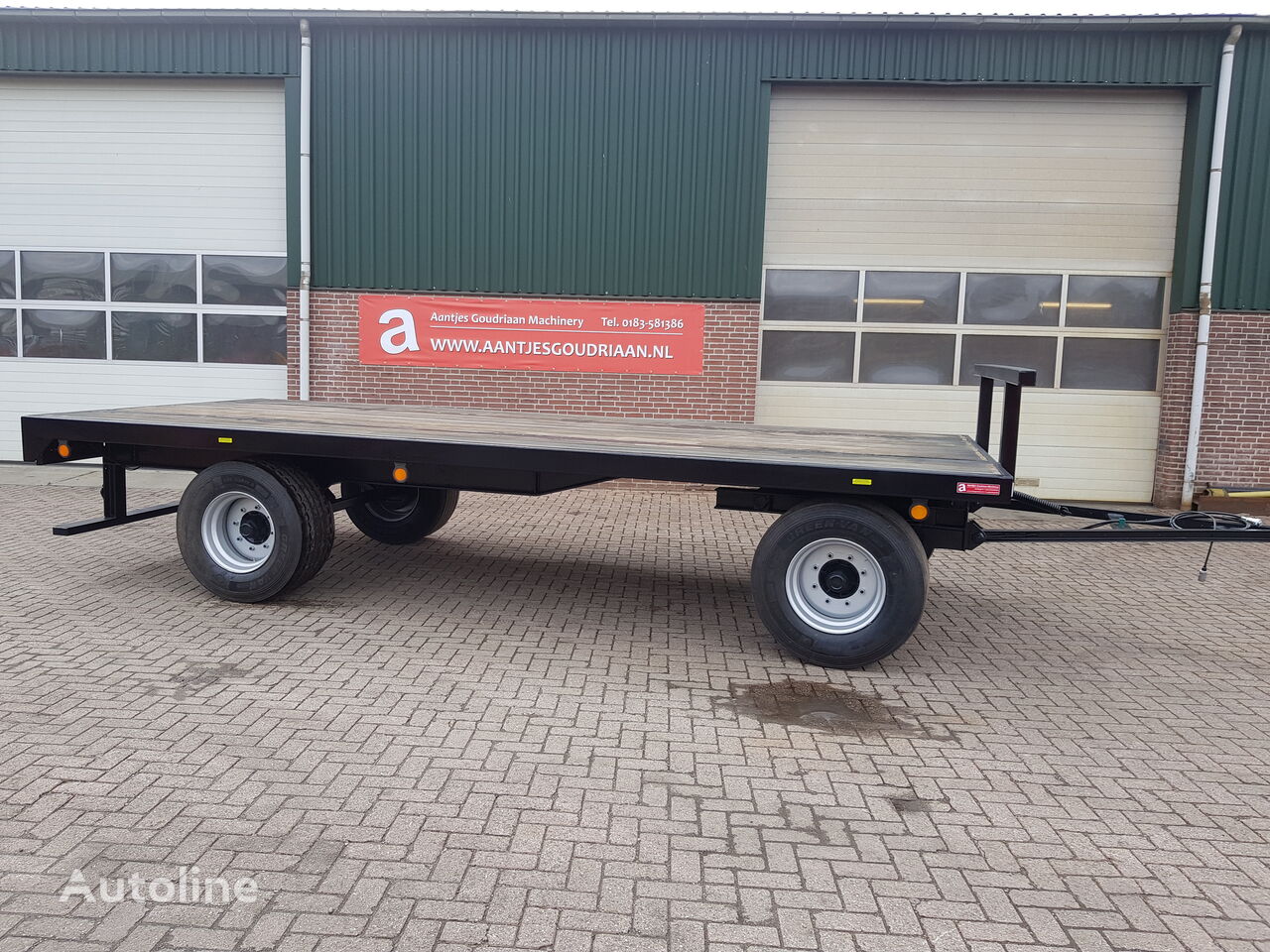 new Nieuwe 15 tons balenwagen platform trailer