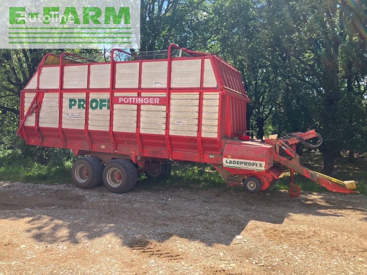 Pöttinger profimatic ladeprofi 5 platform trailer