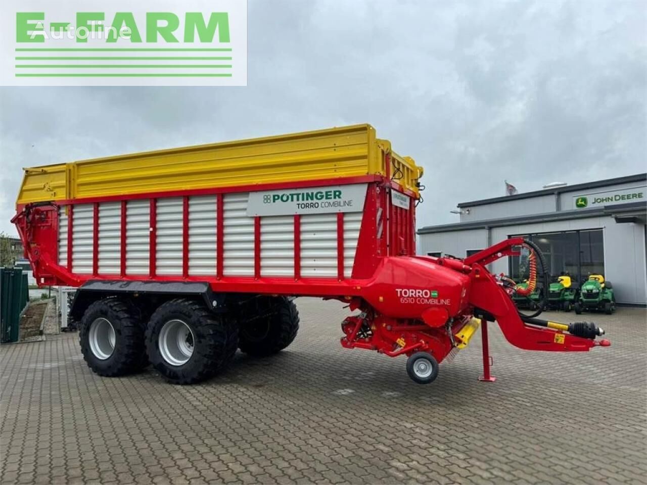 Pöttinger torro 6510 d combiline platform trailer